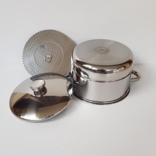 Terpopuler- Panci Langseng Bima / Panci Kukus Bima / Panci Tanak Nasi 22 /24 /26Cm Air Kukusan