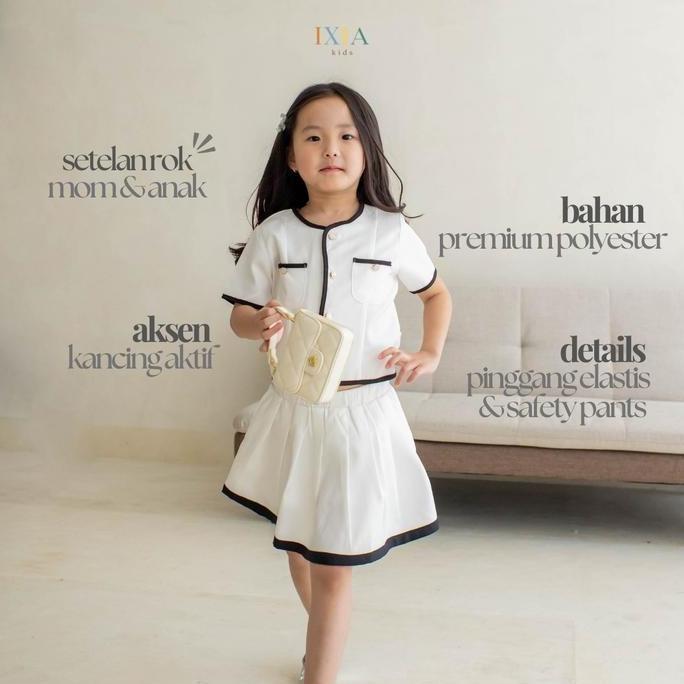 [Ixia Kids] Naomi Set / Imlek 2026 / Baju Couple Ibu Anak Perempuan 1-12 Tahun