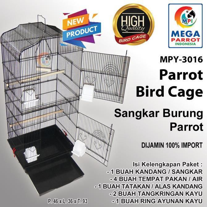 Bluee- Kandang / Sangkar Burung Parrot Mpy-3016