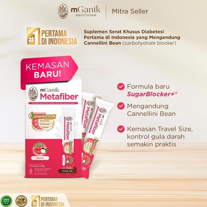 Cod,Bisa- Mganik Metafiber Leci 450 Gram 1 Tub Official Store Jakbar Bpom Halal (Termurah)