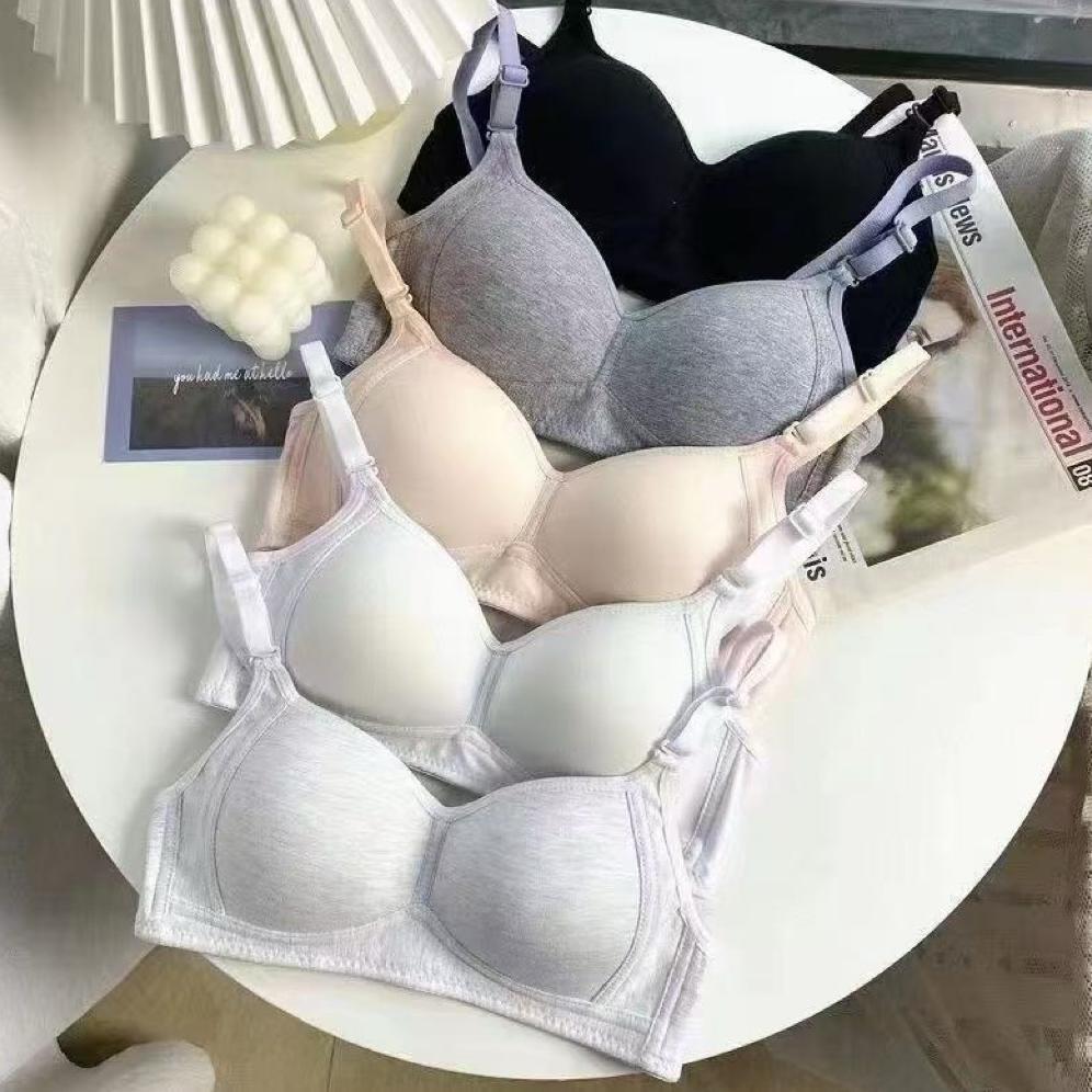 (46)Bra Wanita busa tipis tanpa kawat bra remaja bra fashion bra polos