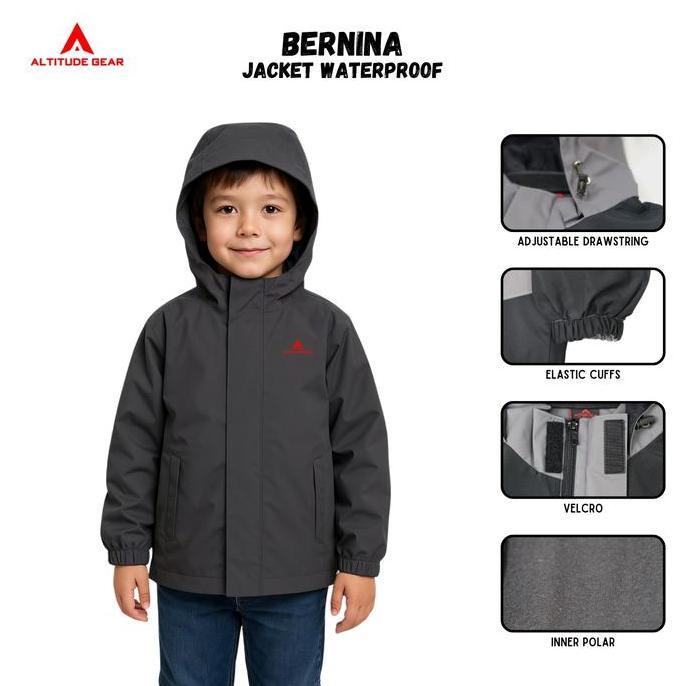 BEST SELLER / PREMIUM Altitude gear Bernina Jaket Gunung Anak Waterproof - Jaket laki laki dan Perem