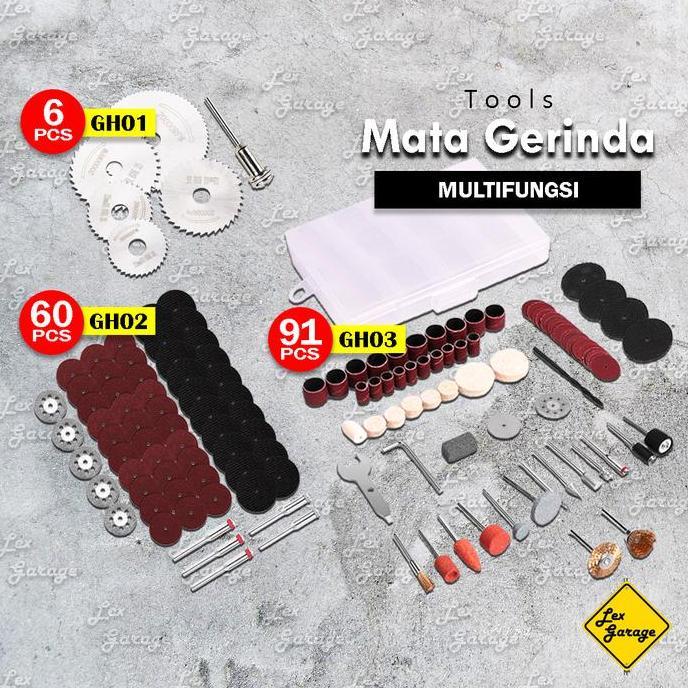 Mata Gerinda Mini Grinder Set Bor Mini