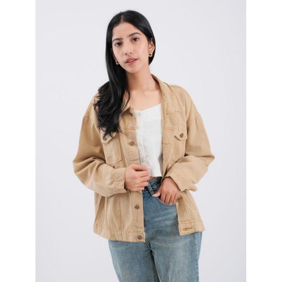 BEST SELLER / PREMIUM HANA JAKET JEANS- Jaket Denim - Jaket Oversize - Pakaian Wanita - Jaket Premiu