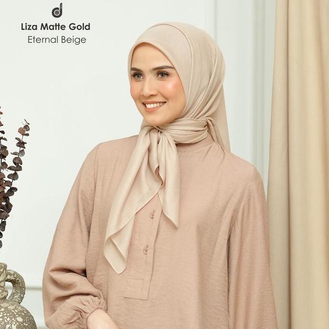 Terpopuler- Deenay Liza Series Navy Brownie Yellow Mustard Light Grey Pink Amber Gold Ungu Merah Hij
