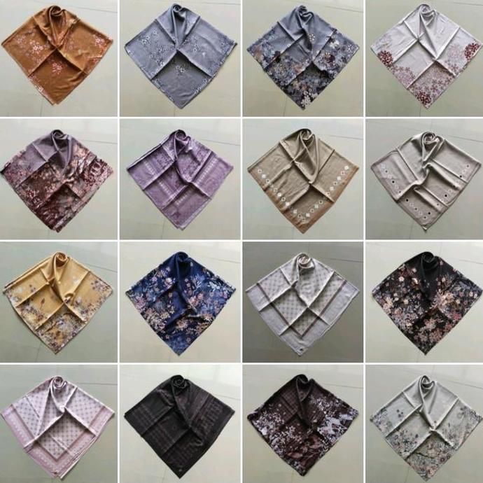 Terpopuler- Paket Usaha 5 Pcs Umama/Zaryta Voal  Metal Logo Laser Cut Jilbab Muslim