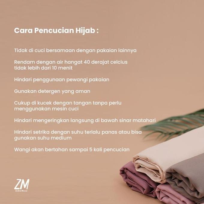 Terpopuler- Zm Zaskia Mecca - Sana Dark Grey Hijab Kerudung Segi Empat