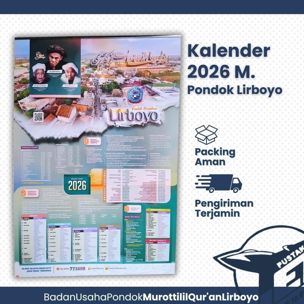 READY Kalender Lirboyo 2026 Baru.
