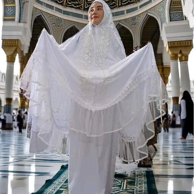 Mukena Mutiara Mewah C Dan Jumbo Katun Nyaman Lembut