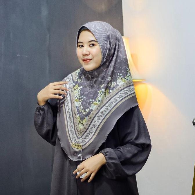 Terpopuler- Sahal - Jilbab Nabila Motif Printing Instan Bergo Jersey Premium Hijab Muslim - Kerudung
