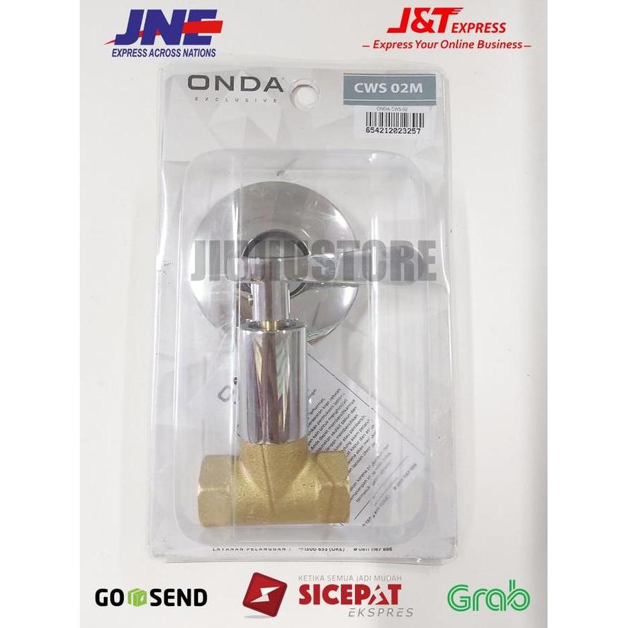 Serbaledeng- Stop Kran Tanam Onda Cws02M Stop Kran Shower Onda Exclusive Cws 02M