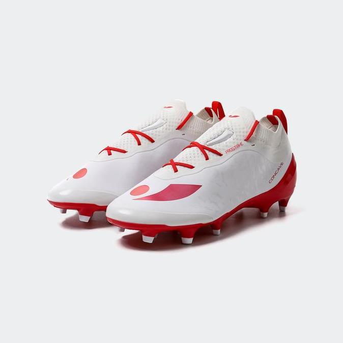 Sepatu Bola Concave - Volt Prostriker FG - White/ Red