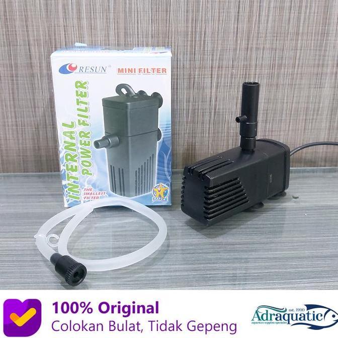 Blebeb- Resun Mini Filter Internal Power Filter Pompa Air Celup Aquarium