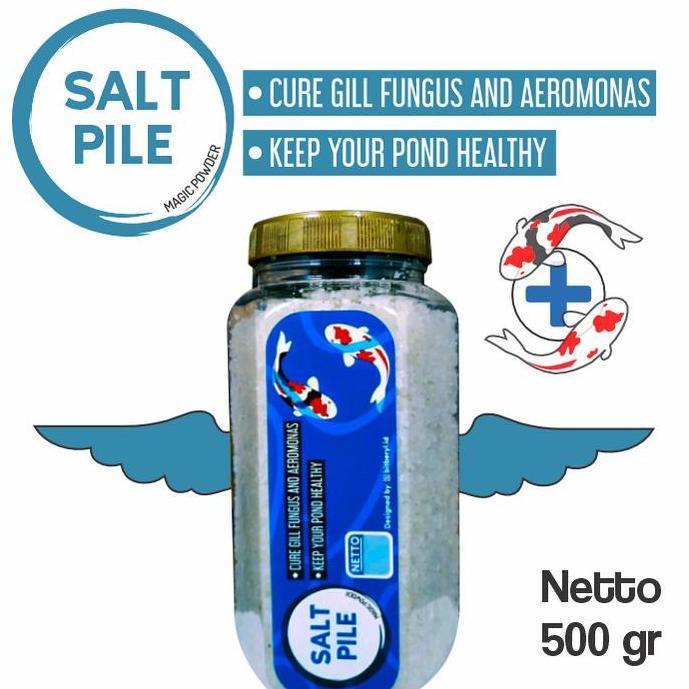 Blebeb- Garam Ikan Salt Pile Toples 500 Gr [Toples Big Size 350] Ikanesia