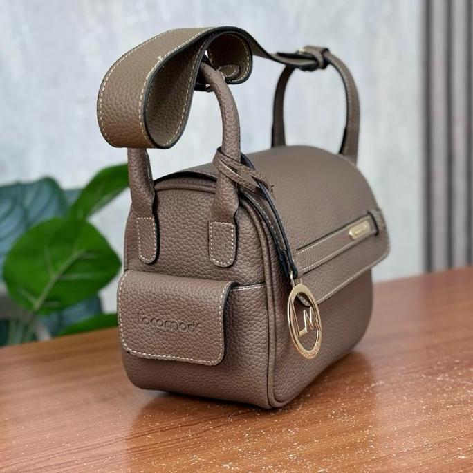 ORIGINAL AMOR Bag By Locamode Tas Shoulder Wanita Ukuran 21x16cm Bahan Sintetis Kulit Jeruk