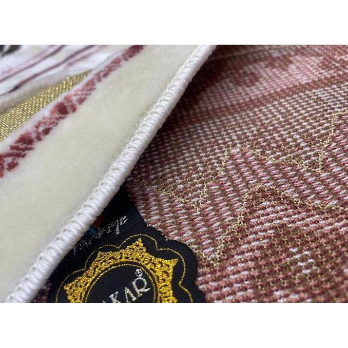 Grosir Sajadah Turki Lipat Lembut Yakar Lurex 70X110 Cm