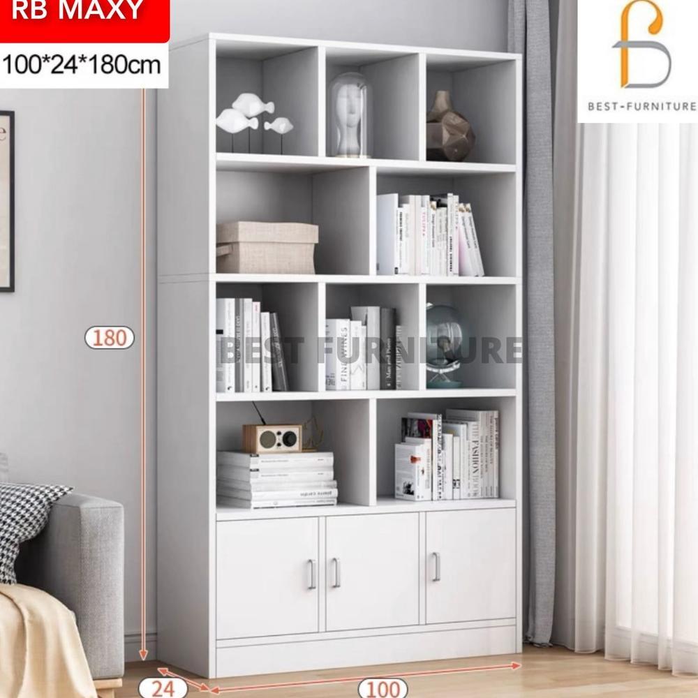 Best Rak Buku Lemari Pajangan Minimalis Modern