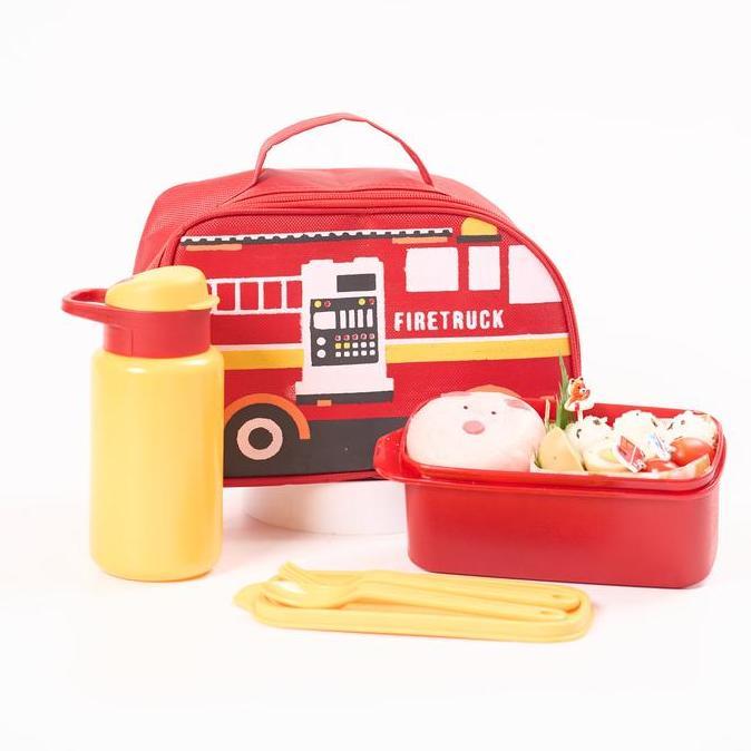 [COD] [BTS] MODERNO Paket Car Series Lunch Fit Box Set of 12 Pcs (Kotak Makan / Tempat Bekal dengan 