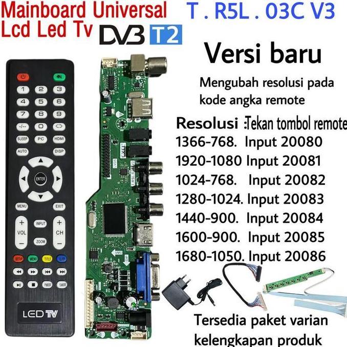 Bestone- Mainboard Universal Lcd Led Tv Digital DVB T2 Siaran digital Main