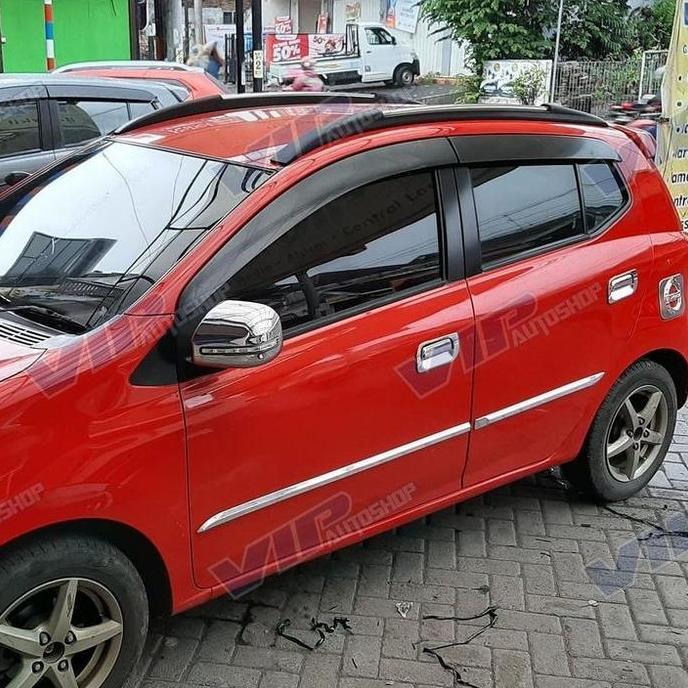 AGYA AYLA sporty roof rail slim variasi atap mobil tempel