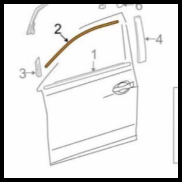 BEST DEAL MOULDING DEPAN ATAS KIRI 75754-48010 ORI LEXUS RX 270 350 450 