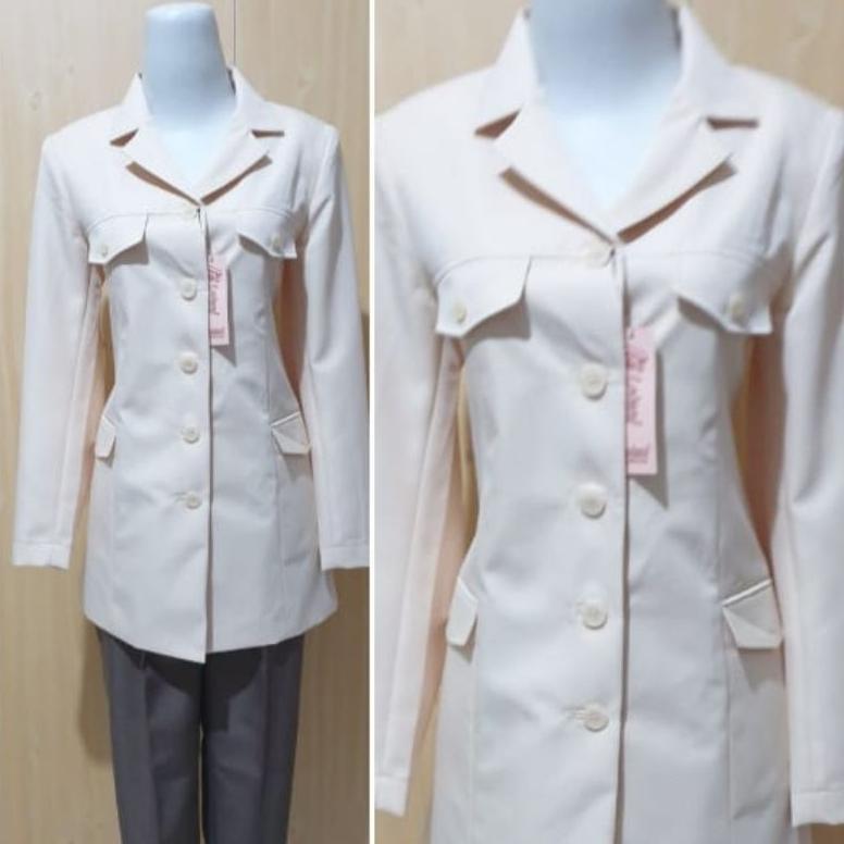 BEST SELLER SERAGAM KEMHAN WANITA SERAGAM PDH PNS SETELAN ROK SPAN ATASAN
