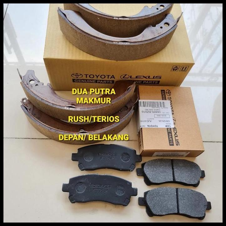 TERMURAH KAMPAS REM DEPAN BELAKANG RUSH TERIOS SET 