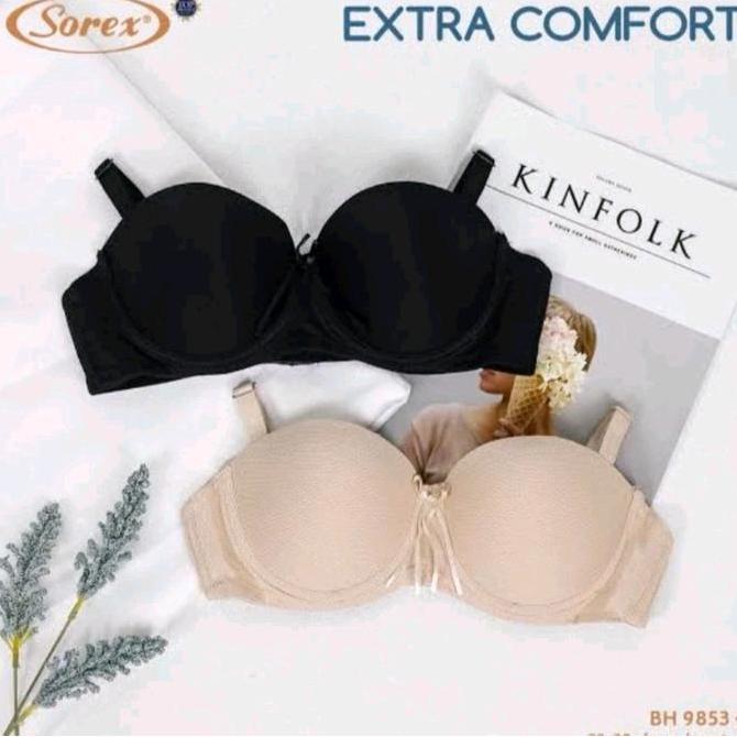 sorex bra half cup kawat busa EXTRA COMFORT ART 9853 bh setengah cup sorex