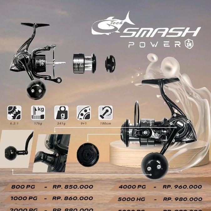 TERLARIS Reel G TECH Smash Power 3000PG , 4000PG , 5000PG , 5000HG