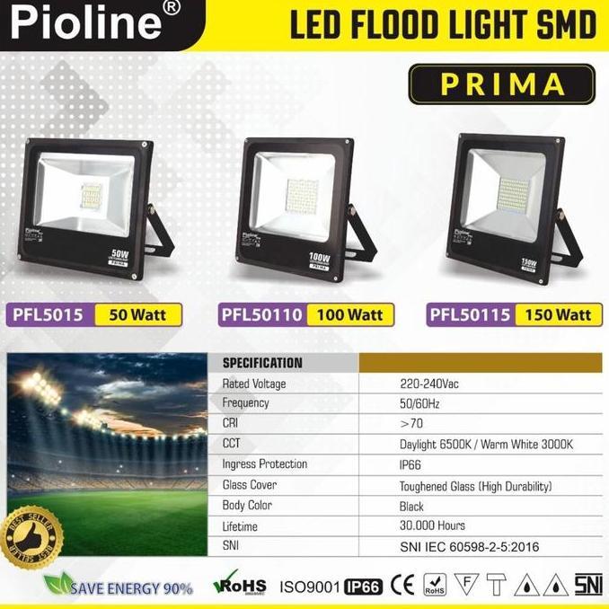 Bestone- Lampu Sorot LED PIOLINE 100W / / Panggung / Outdoor / Taman