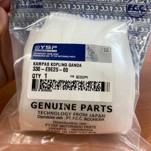 Kampas Ganda Scoopy K16 Fcc 22535K16A40 Kampas Kopling Ganda Beat Esp 2016-2020 Original Dan Terperc