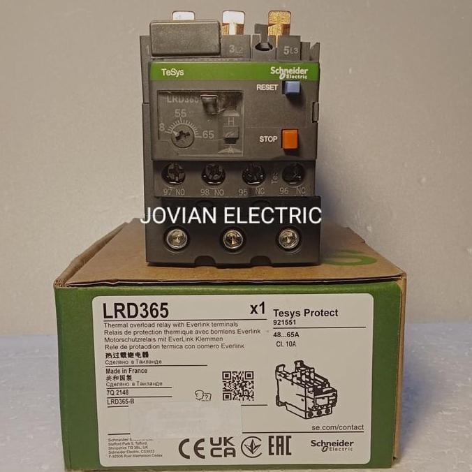 thermal overload Schneider lrd365 LRD 365 48-65a
