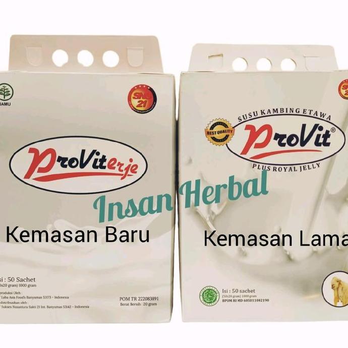 Alami- Susu Kambing Etawa Provit 1Box Isi 50 Sachet