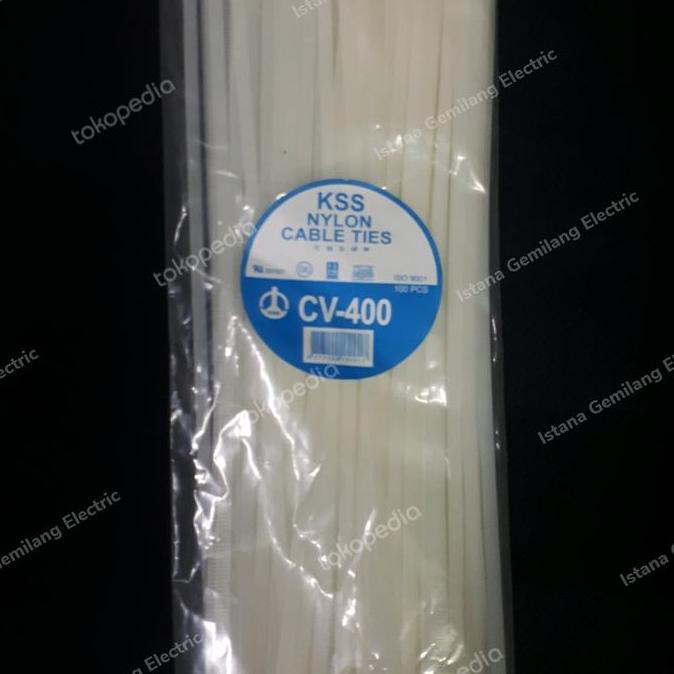 Organix- Kss Cv400 Cv-400 Kabel Ties 40Cm X 4,8Mm Putih