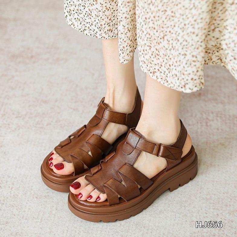 Limited Sandal Retro Roman Import Hj656