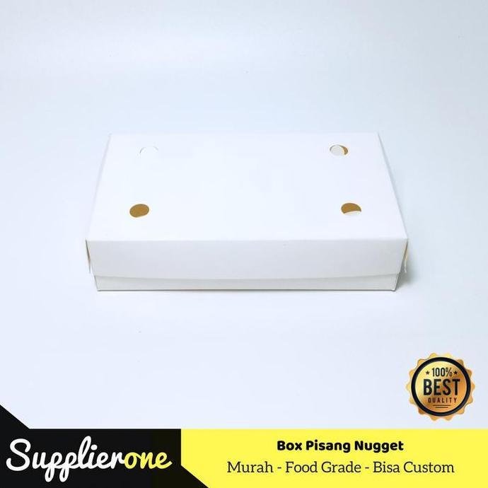 Nikmat- Box Pisang Nugget Laminating, Tempat Nugget, Kardus Pisang Nugget