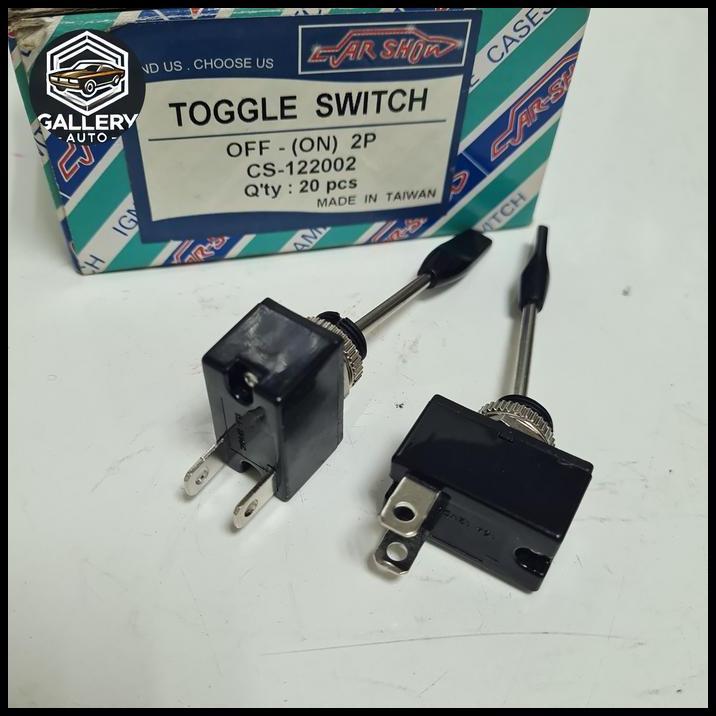 GRATIS ONGKIR TOGGLE SWITCH KLAKSON UNIVERSAL MOBIL MOTOR OFF-(ON) PANJANG -PENDEK CARSHOW 