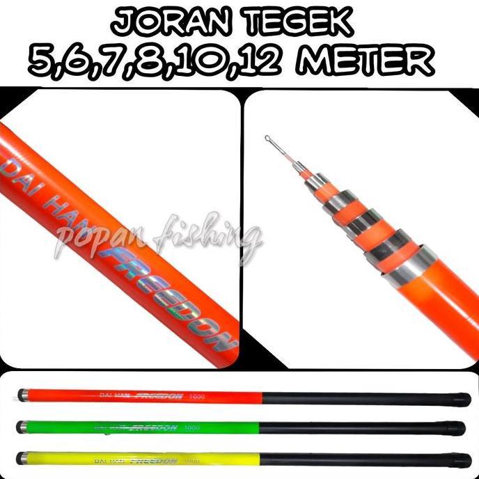 Joran Pancing Tegek Daihan Freedom (5, 6, 7 meter) Bisa Untuk Bendera Giant Flag