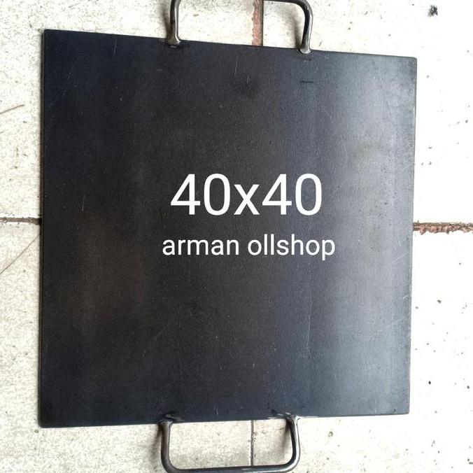 loyang roti bakar / wajan roti bakar plat baja / panggangan roti 40x40