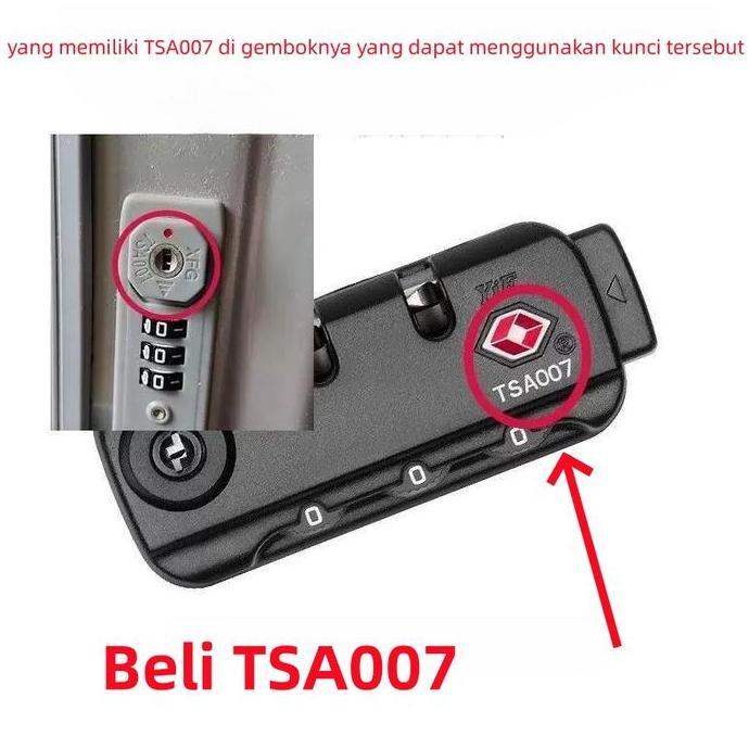 Lansungkirim- (Tsa 002&Tsa 007)Kunci Koper Tsa Multifungsi Untuk Koper