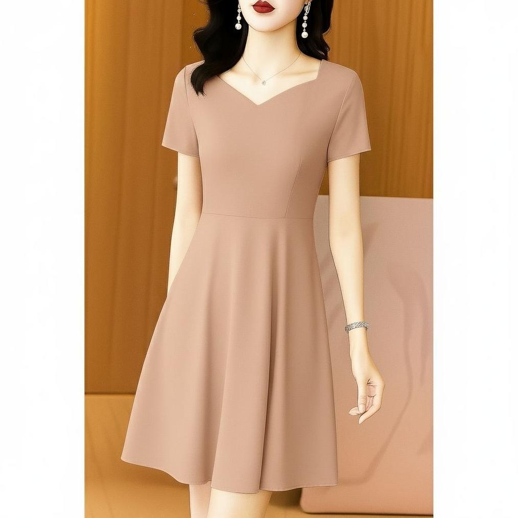 FREE ONGKIR CALISTA DRESS PESTA KONDANGAN SCUBA PREMIUM FLARE