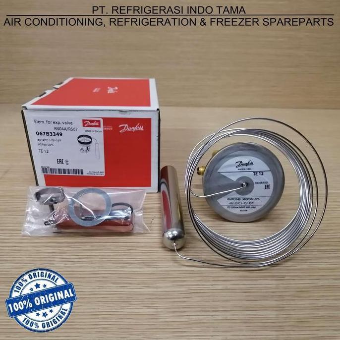 BEBAS ONGKIR - R404A / R507 TES 12 / TE 12 MOP - 067B3349  Danfoss Expansion Valve / Expansi
