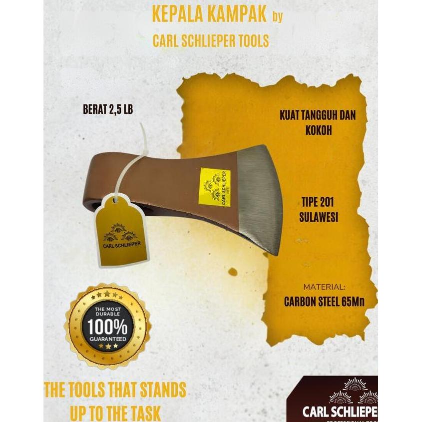 Promo Mata Kampak / Kepala Kampak Carl Schlieper Tools 2.5Lb