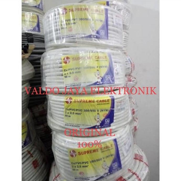 Promo SUPRIME Kabel Listrik NYM 2x1.5 @50M Kabel Supreme Kabel Suprime Diskon