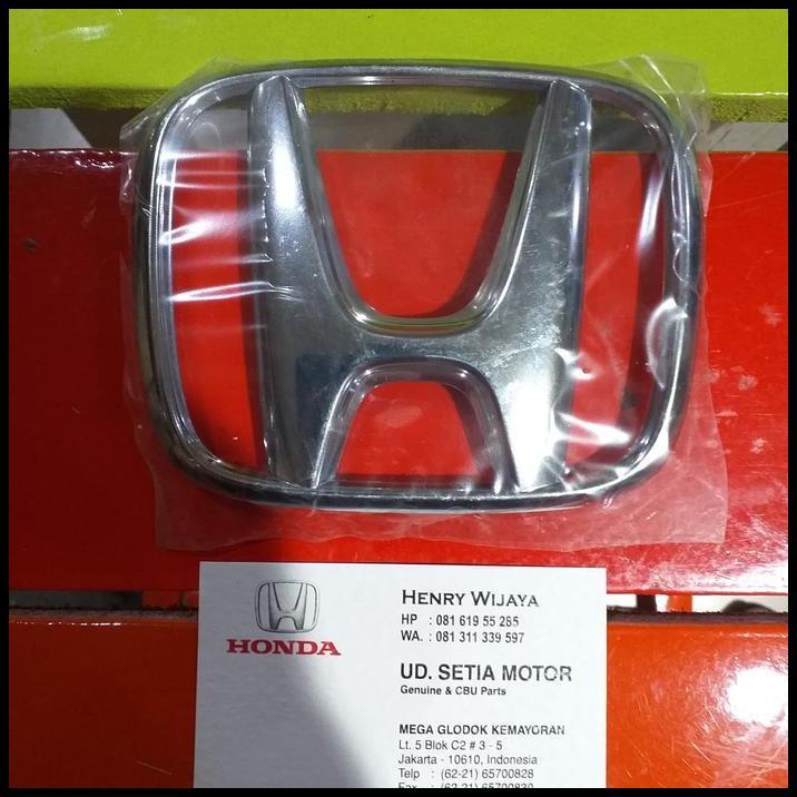 TERBARU EMBLEM H HONDA GRILL DEPAN CRV RE FACELIFT 2010-2012 ORIGINAL 