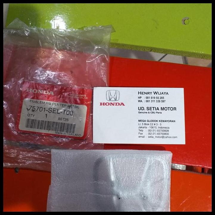 TERLARIS EMBLEM HONDA BELAKANG BAGASI HONDA CITY 2004-2007 ORIGINAL 