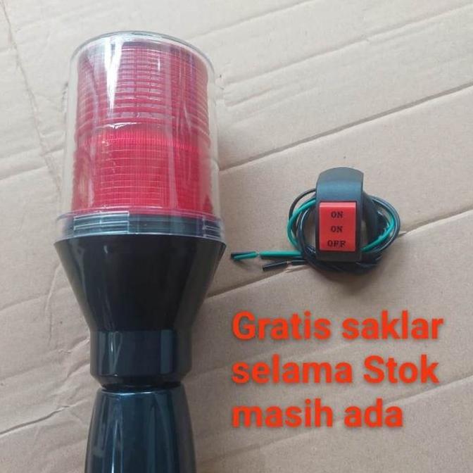 REMOLACK Strobo patwal motor model stik tiang