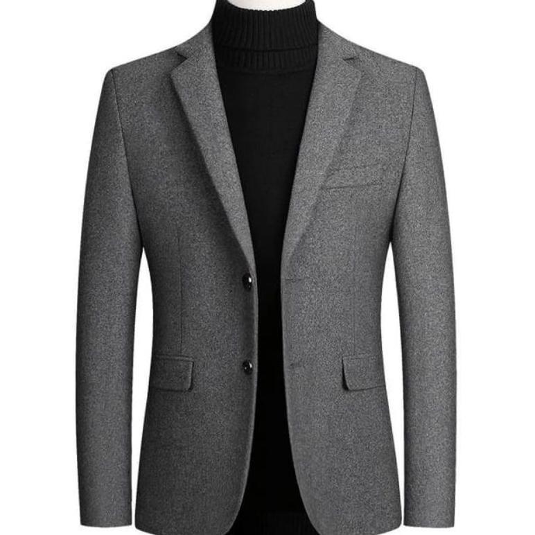 BIG PROMO JAS PRIA SLIMFIT BAHAN WOL -JAS FORMAL BAHAN MATERIAL SETREACH WOL SLIMFIT BODY