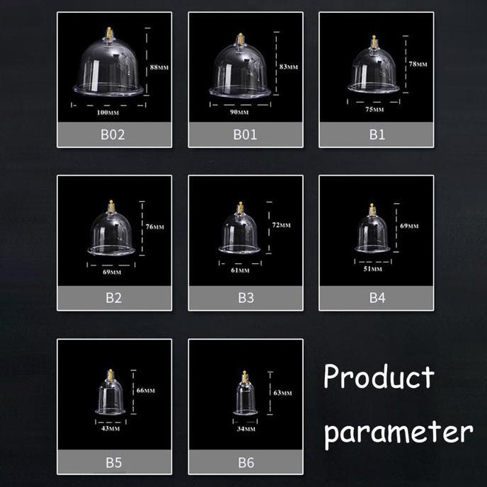 REMOLACK Gelas Bekam Alat Kop Angin Bekam Punggung Terapi Alat bekam Tradisional Masuk Angin Alat Ko