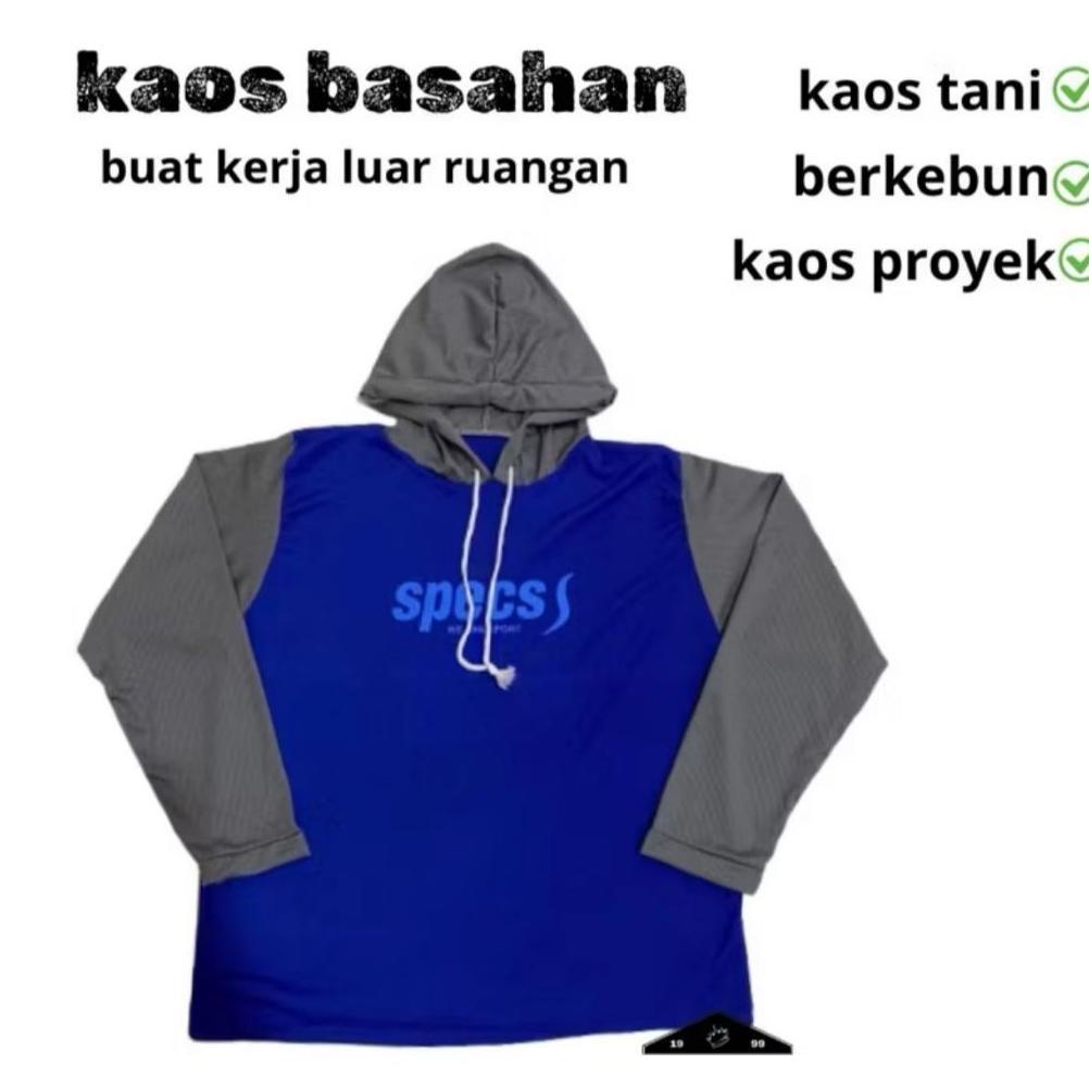 Grosir Promo 100K Dapat 5Pcs Kaos Tani Lengan Panjang Kupluk Topi Pria Wanita/Kaos Sawah Lengan Panj